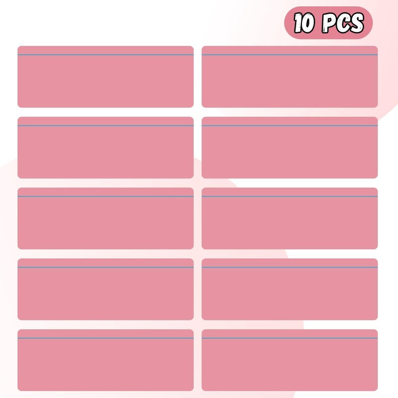 Winfox Guided Reading Highlight Strips,10 Pack Pink Overlays with Line, Bookmark Reading Tracking Rulers for Dyslexia, ADHD, Visual Stress Relief - Image 3
